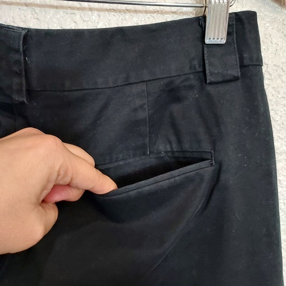 Express "Editor" Black Bermuda Dress Shorts 12" Inseam Size 6 - Picture 6 of 8